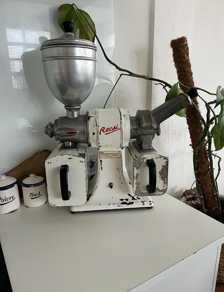 Vintage Recsi Dumonceau machine-werkt nog-zeldzaam brocante, Antiek en Kunst, Curiosa en Brocante, Ophalen