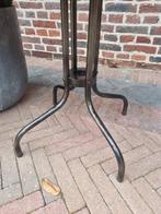 Teak industrieel bijzettafel, Ophalen of Verzenden, Zo goed als nieuw