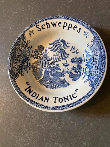 Faience schweppes indian tonic vintage beschikbaar voor biedingen