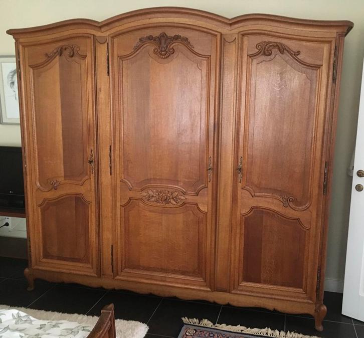 Mooie eiken slaapkamer in perfecte staat., Huis en Inrichting, Slaapkamer | Complete slaapkamers, Tweepersoons, Ophalen