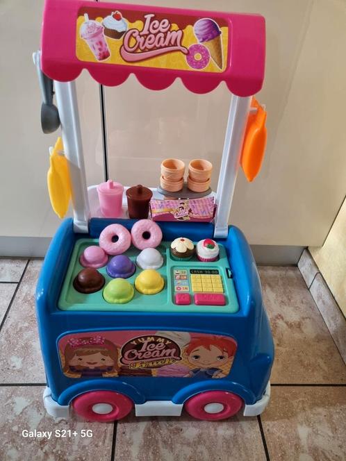 Jouet camion à glace sur roues pour petits dès 2 ans, Kinderen en Baby's, Speelgoed | Vtech, Zo goed als nieuw, Ophalen of Verzenden