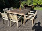 Ensemble table et 8 chaises en teck, Tuin en Terras, Ophalen, Gebruikt, Stoel