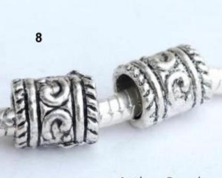SALE: 25 bedels voor groot-gat-bedelarmbanden 2-006Set25, Handtassen en Accessoires, Bedels, Nieuw, Overige merken, Overige materialen