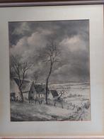 Gies Cosyns  1920 - 1997  Tekening 2 Landschap, Antiek en Kunst, Verzenden