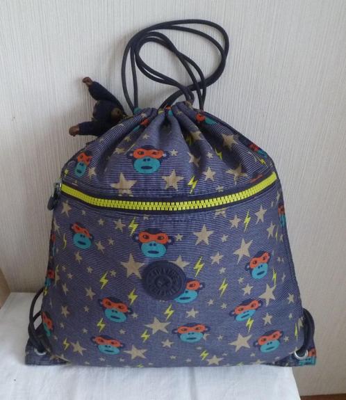 Kipling rugzak „supertaboo” gym, zwembad, sport etc. + aap, Handtassen en Accessoires, Tassen | Rugtassen, Gebruikt, Kipling, 25 tot 40 cm