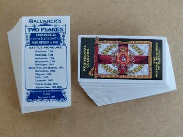 Regimental Colours and Standards compl. set 50 chromos REPRO beschikbaar voor biedingen