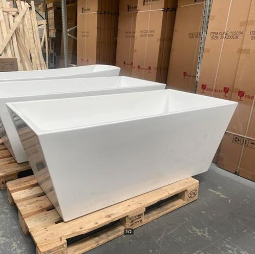 SALE Rechthoek vrijstaand ligbad 150x75x58 nr76, Huis en Inrichting, Woonaccessoires | Overige, Nieuw, Ophalen of Verzenden