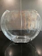 Vase rond en verre épais (H=30cm L=10cm), Comme neuf