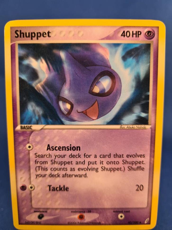 Shuppet 40/100 - Crystal Guardians, Hobby en Vrije tijd, Verzamelkaartspellen | Pokémon, Gebruikt, Verzenden