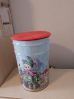 Opbergton/zitje, Ophalen, Zo goed als nieuw, Met deksel