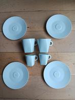 ZGAN 4x Nespresso Big Game kopjes schoteltjes, Huis en Inrichting, Ophalen of Verzenden, Zo goed als nieuw, Aardewerk, Boerenbont