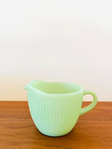 Pot à lait vintage en verre jadéite Fire King, Enlèvement ou Envoi