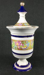 Fancy Italy Vintage design porseleinen dekselvaas Italië, Antiek en Kunst, Ophalen of Verzenden