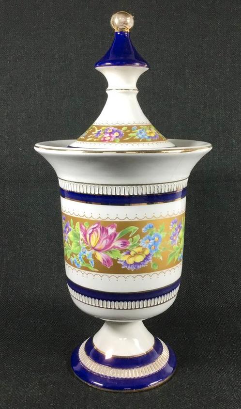 Fancy Italy Vintage design porseleinen dekselvaas Italië, Antiek en Kunst, Antiek | Porselein, Ophalen of Verzenden