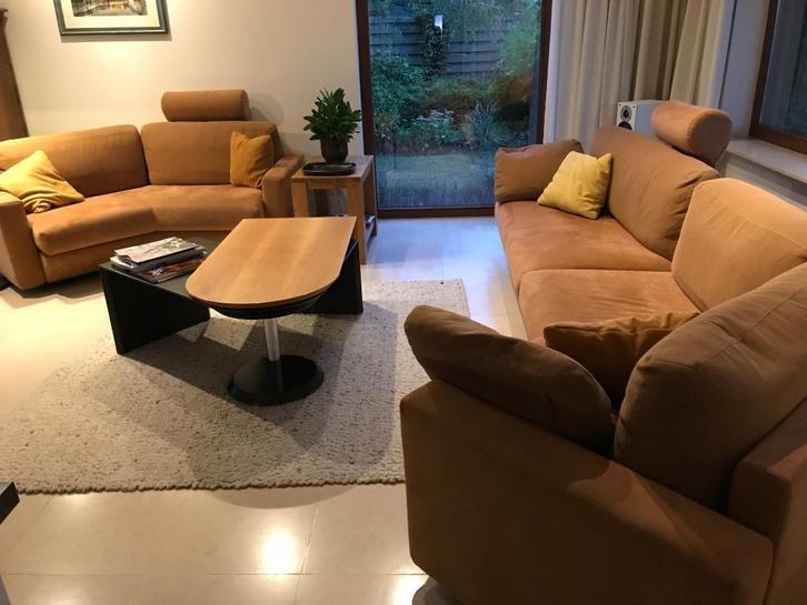 Salon van Italiaanse makelij, Huis en Inrichting, Zetels | Complete zithoeken, Gebruikt, Hout, Stof, Ophalen