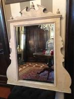 XL spiegel - cottage stijl, Huis en Inrichting, Woonaccessoires | Spiegels, 75 tot 100 cm, 100 tot 150 cm, Rechthoekig, Zo goed als nieuw