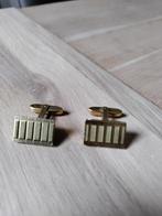 Vergulde manchetknopen, Handtassen en Accessoires, Manchetknopen, Ophalen, Gebruikt