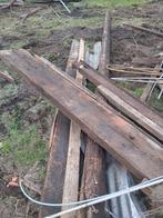 Hout van afbraak, ook mooie ronde palen bij, Tuin en Terras, Ophalen, Zo goed als nieuw, Palen