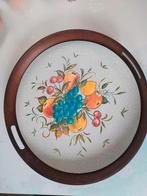 GROOT vintage dienblad, formica, Huis en Inrichting, Woonaccessoires | Dienbladen, Ophalen of Verzenden, Hout