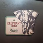 Sous Bock Carlsberg Elephant (modèle 3), Collections, Autres marques, Sous-bock, Utilisé, Enlèvement ou Envoi