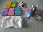 6 houten magneet figuurtjes en ook magneetvliegtuig van jano, Kinderen en Baby's, Ophalen of Verzenden, Zo goed als nieuw, Puzzelen