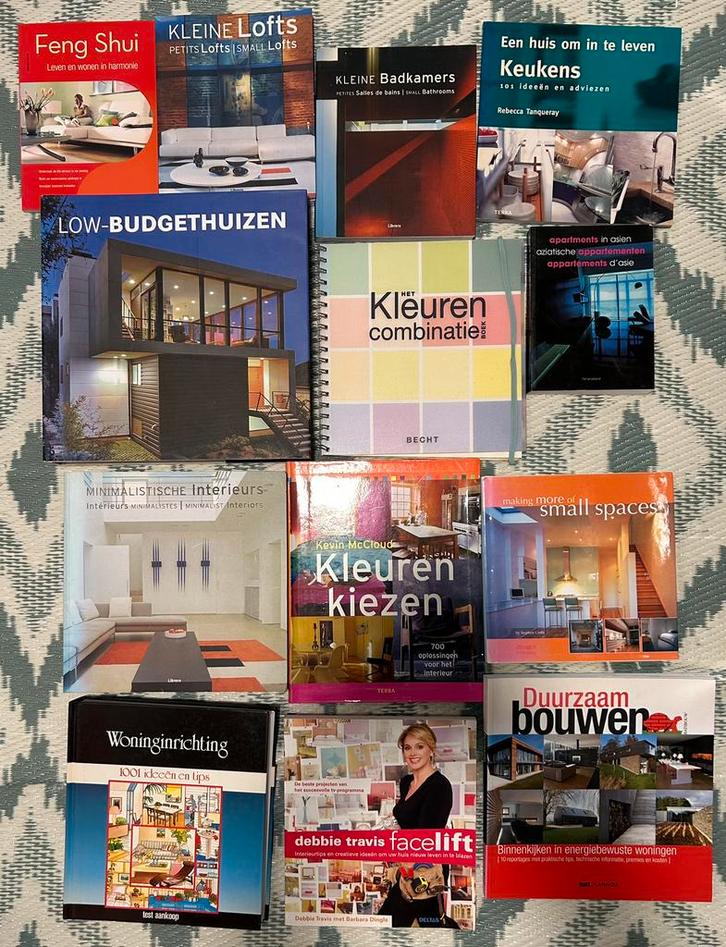 Lot van 13 mooie boeken over architectuur en interieur, Boeken, Kunst en Cultuur | Architectuur, Gelezen, Ophalen