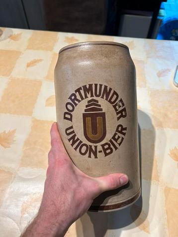 Dortmunder union bier 5 liter stenen kruik  mok