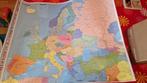 Wereldkaart europa posterformaat, Boeken, Atlassen en Landkaarten, 2000 tot heden, Europa Overig, Zo goed als nieuw, Landkaart