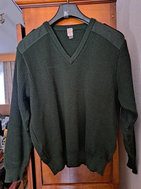 Originele flessengroen militaire trui XL, Verzamelen, Militaria | Algemeen, Ophalen of Verzenden