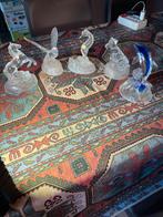 5 pièces d'animaux en cristal, Antiquités & Art, Antiquités | Verre & Cristal, Enlèvement