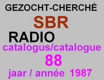 GEZOCHT: SBR-catalogus 88 van het jaar 1987