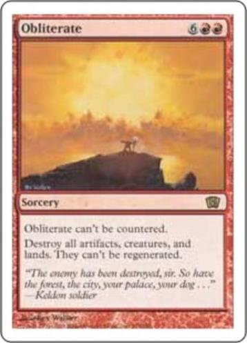 Obliterate - 8TH - MTG - NM beschikbaar voor biedingen