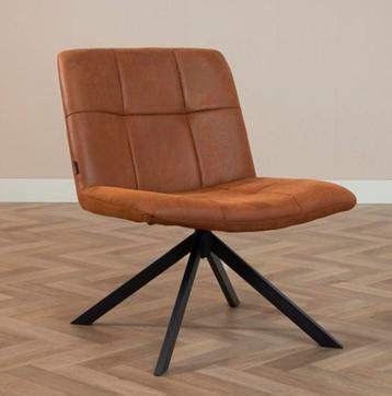 Industriële lederen fauteuil  beschikbaar voor biedingen