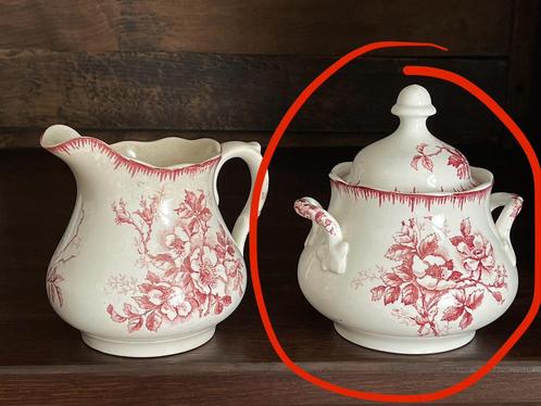 Grote antieke suikerpot Maestricht, serie “Olga”, Antiek en Kunst, Antiek | Servies los, Ophalen of Verzenden
