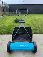 Gardena 400 kooimaaier + grasopvangbak, Tondeuses à gazon manuelles, Comme neuf, 40 à 49 cm, Bac de ramassage