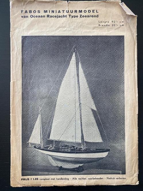 Bouwtekening oceaanzeilboot, Hobby en Vrije tijd, Modelbouw | Boten en Schepen, Gebruikt, 1:32 tot 1:50, Overige merken, Ophalen of Verzenden