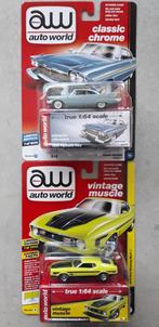 Ford Mustang / Plymouth Fury auto world, Ophalen of Verzenden, Nieuw, Auto