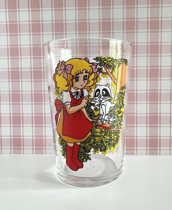 Verre à moutarde Candy gronde Capucin - 1978, Collections, Verres & Petits Verres, Utilisé, Verre à eau, Enlèvement ou Envoi