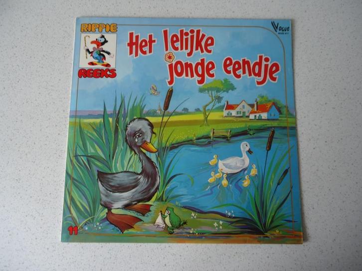 Sprookjes LP van "Het Lelijke Jonge Eendje" in prima staat !, Cd's en Dvd's, Vinyl | Kinderen en Jeugd, Gebruikt, Verhaal of Sprookje