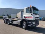 DAF CF 450 450 FAN 6X2 axle with HYVA Loader 20-53-S, Automaat, Euro 6, Wit, Diesel