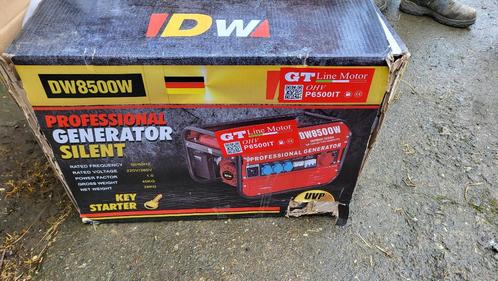 Groupe électrogène silencieux IDW DW8500W – Neuf dans son ca, Doe-het-zelf en Bouw, Gereedschap | Overige machines, Nieuw, Ophalen