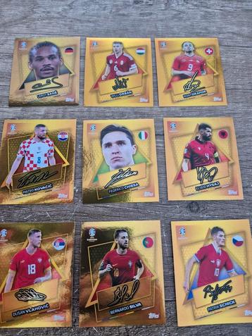 Topps Euro 2024 Gold SP signature  beschikbaar voor biedingen