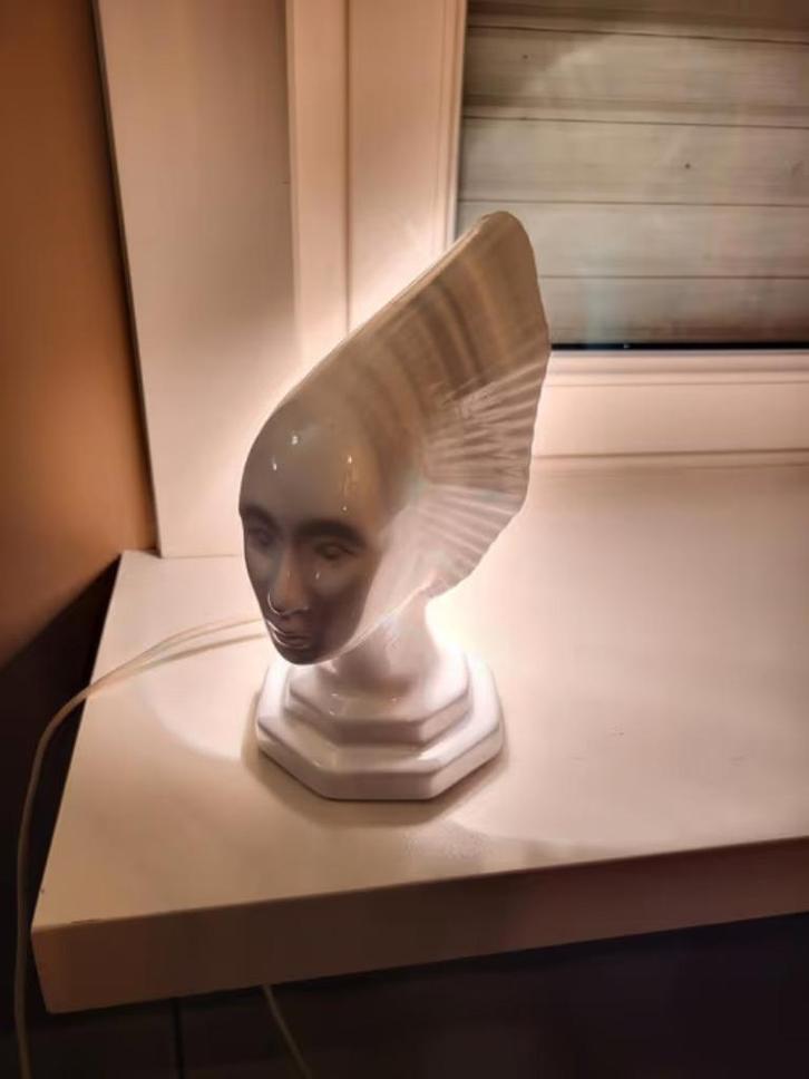 Vintage tafellamp rene lalique Hubert olivier, Huis en Inrichting, Lampen | Tafellampen, Ophalen of Verzenden