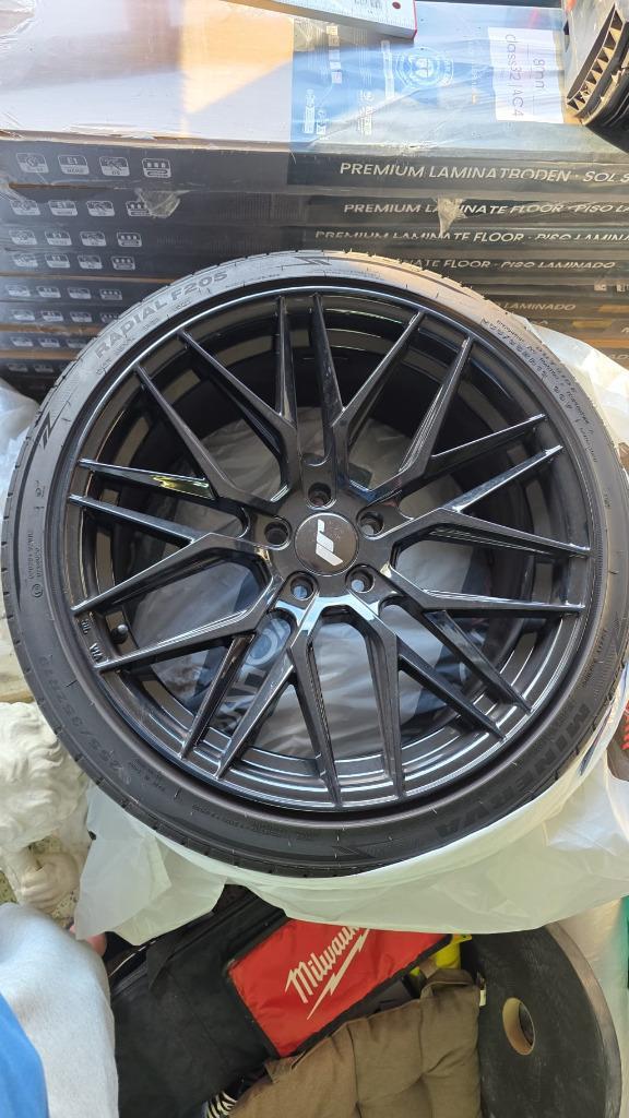 4 Nieuwe autovelgen + banden, Auto-onderdelen, Banden en Velgen, Band(en), Ophalen