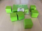 Limoengroene glossy vierkante doosjes UITVERKOOP, Ophalen of Verzenden, Nieuw, Kraamcadeau