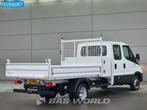 Iveco Daily 35C16 3.0L Kipper Dubbel Cabine met Kist 3500kg, Auto's, Bestelwagens en Lichte vracht, Gebruikt, Euro 6, 4 cilinders