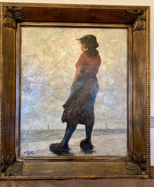 Kurt Peiser Olieverf op doek, Antiek en Kunst, Kunst | Schilderijen | Klassiek, Ophalen of Verzenden