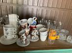 Koffietassen, vaasjes,, mokkatasjes, 2 dolce gusto glazen, Antiek en Kunst, Ophalen