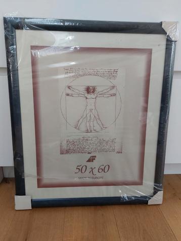 Fotolijst 50x60 blauw beschikbaar voor biedingen