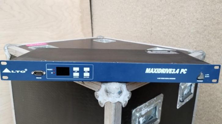 ALTO MAXIDRIVE 3.4 PC - digitale processor, Audio, Tv en Foto, Professionele apparaten, Gebruikt, Audio, Ophalen